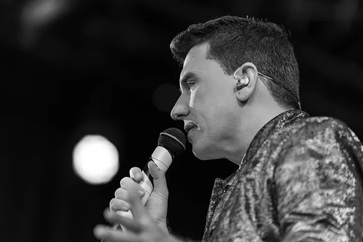 Jan Smit in zwart-wit