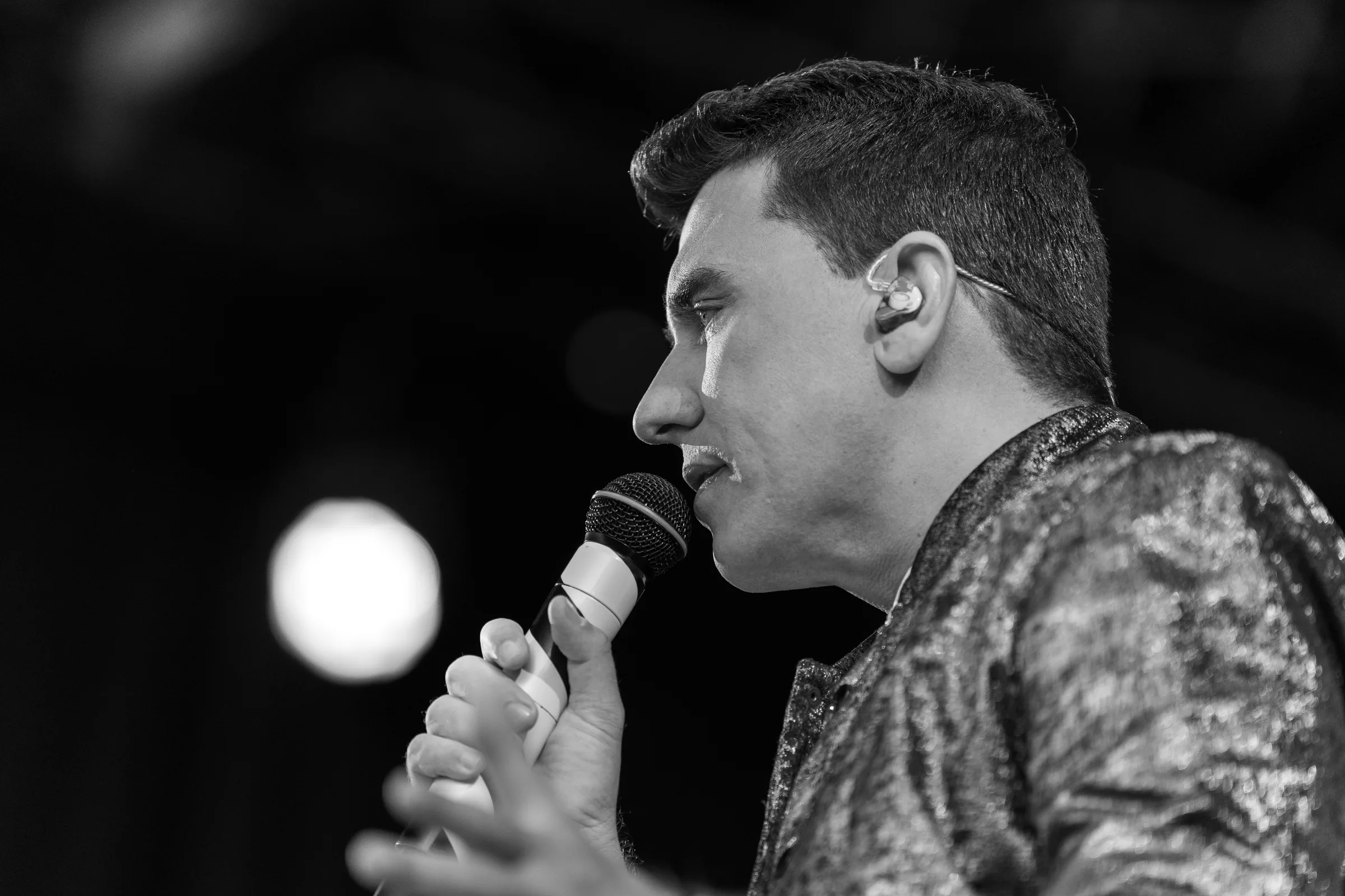Jan Smit tijdens zijn jubileumconcert