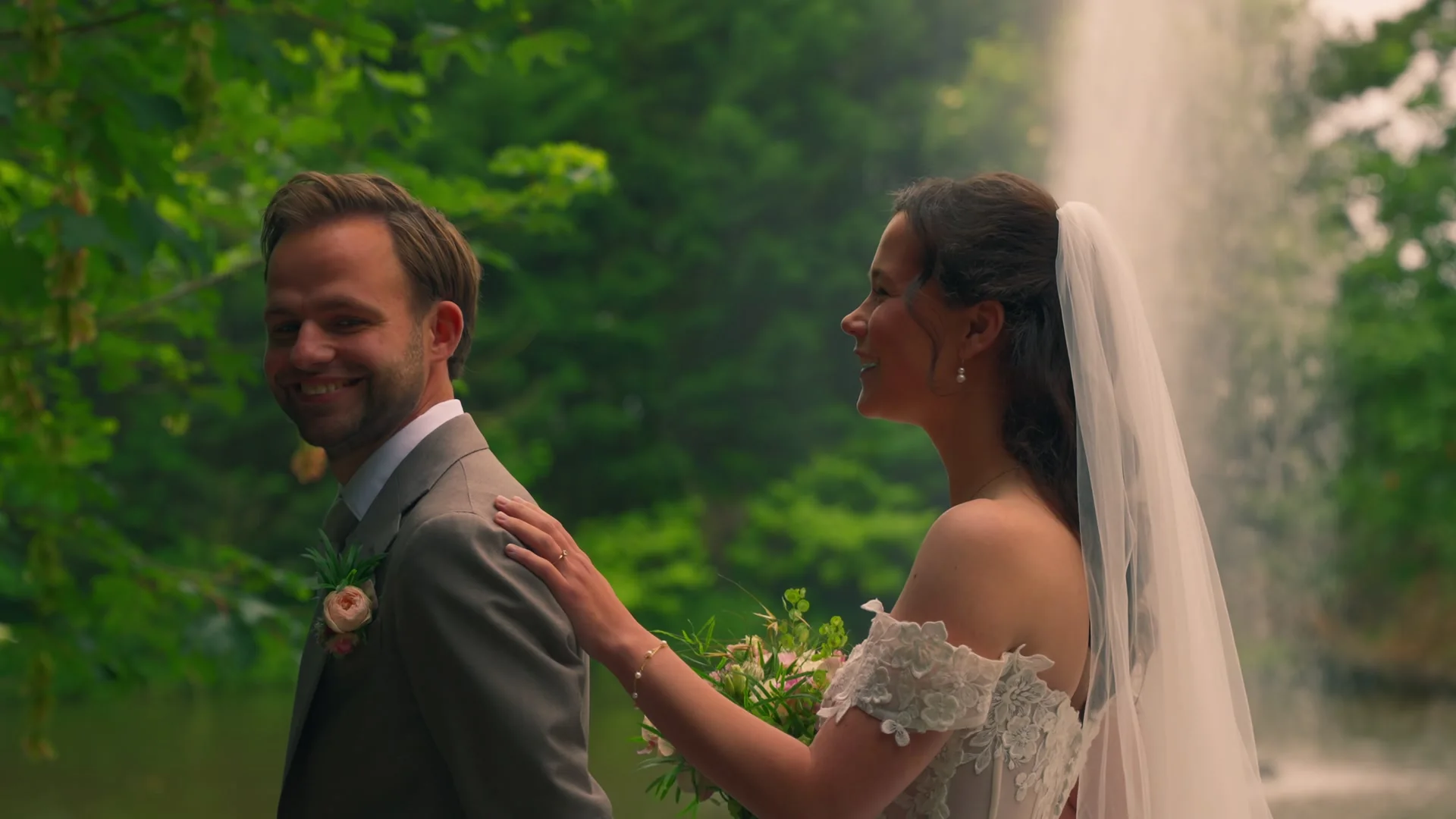 Highlight van de trouwfilm van Maarten en Kylene
